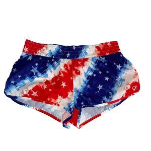 OP athletic swimming running training shorts Medium USA Patriotic flag beach